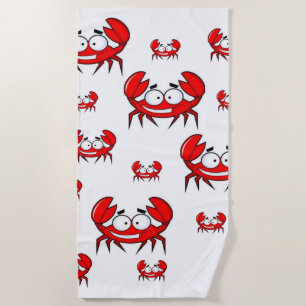 Serviettes de plage Crabes