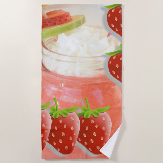 Serviettes de plage Daiquiri (Devant)