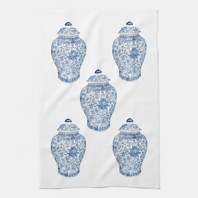 SERVIETTES DE PLAT DE POT DE GINGEMBRE (Vertical)