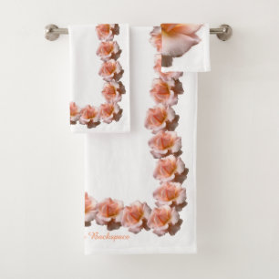 Serviettes de rose Jeux de Peach Personnalisé Serv
