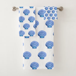 SERVIETTES DE SAISON BLANC BLEU