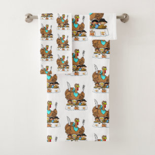 Serviettes De Salle De Bain Jeux Thanksgiving