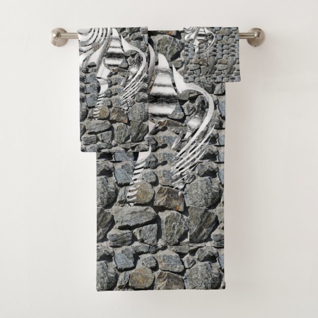 Serviettes de salle de bain sets Horse (En situation)