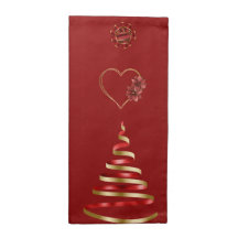 Arbres modernes Noël Rouge & Or 12x12