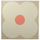 Rose de thé, Fleurs Abacus géantes, style rétro