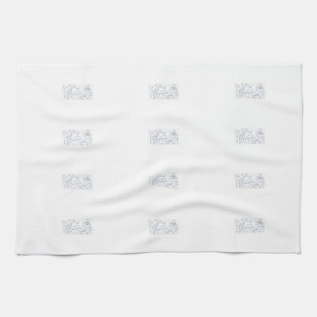 Serviettes de thé (Horizontal)
