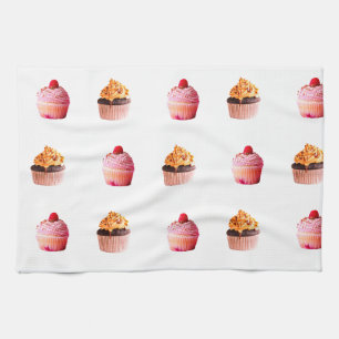 Serviettes de thé Cupcakes