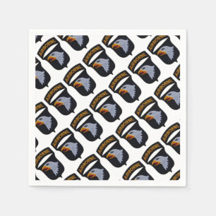 Serviettes En Papier 101e Division aéroportée d'ABN hurlant Eagles Vets