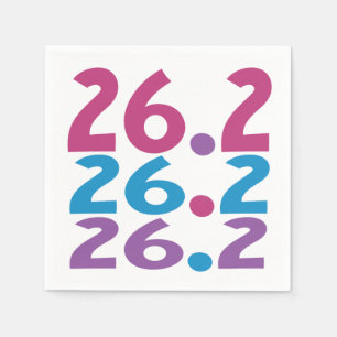 Serviettes En Papier 26.2 marathonien - Marathon Runner thème