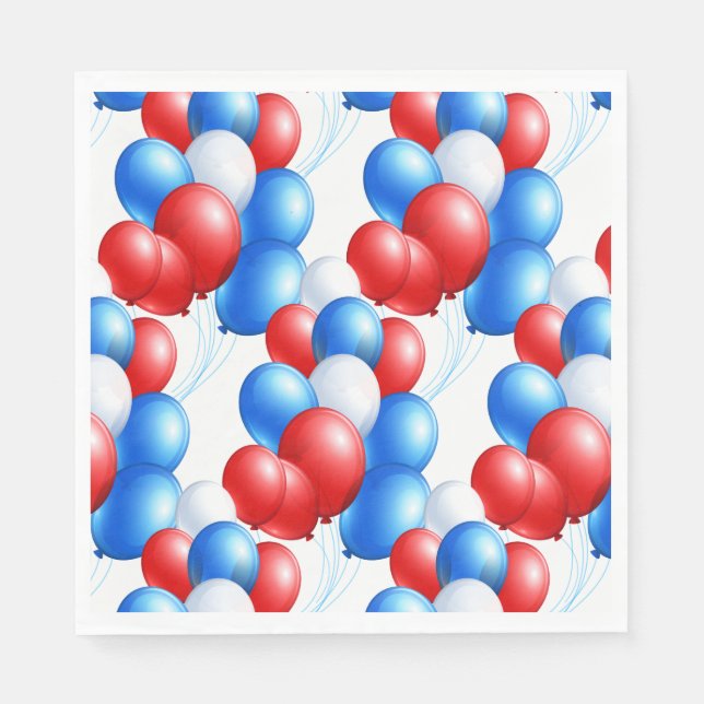 Serviettes En Papier 4 juillet Papier serviettes (Devant)