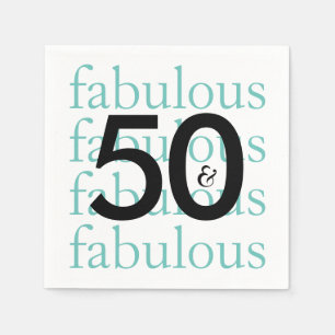 Serviettes En Papier 50 et fabuleux Anniversaire Papier de fête servie