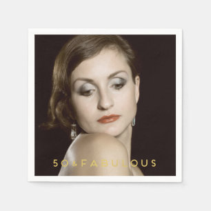 Serviettes En Papier 50 et serviette de papier de photo   faite sur