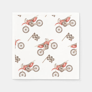 Serviettes en papier à bike   Serviettes de vélo