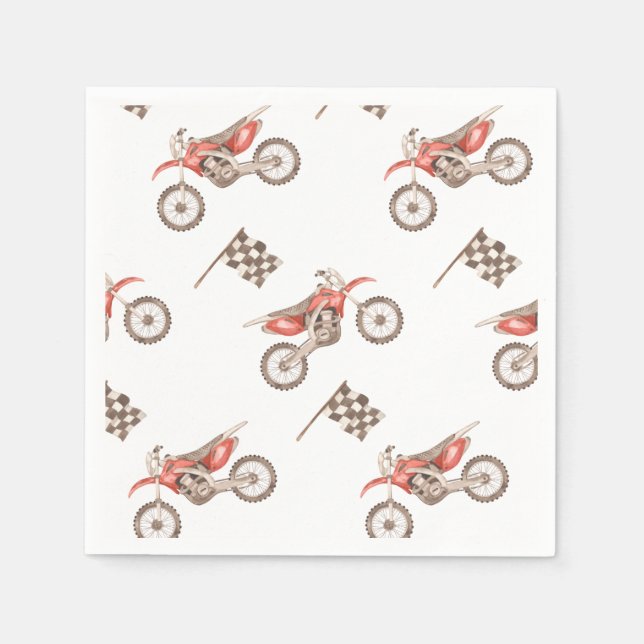 Serviettes en papier à bike | Serviettes de vélo (Devant)