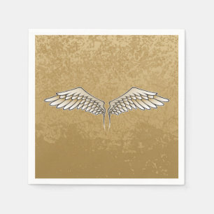 Serviettes En Papier Ailes beiges