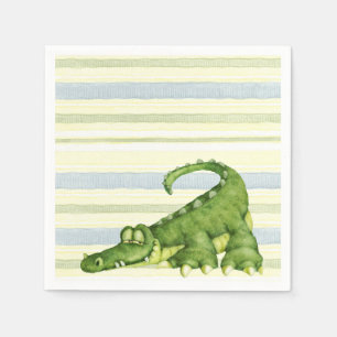 Serviettes En Papier Alligator - serviettes