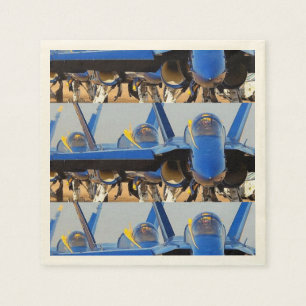 SERVIETTES EN PAPIER ANGES BLEUS