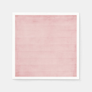 Serviettes En Papier Aquarelle rose pâle Texture Look Girly Pastel