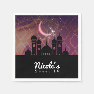 Serviettes En Papier Arabe Nights Marocain Moyen-Orient