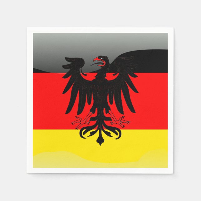 Serviettes En Papier Armoiries de l'Allemagne (Devant)