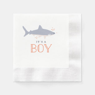 Serviettes En Papier Baby shower Marine Life