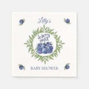 Serviettes en papier baby shower sucré