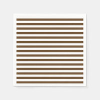 Bandes minces - Blanc et Brown foncé