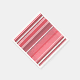 Serviettes En Papier Bandes roses