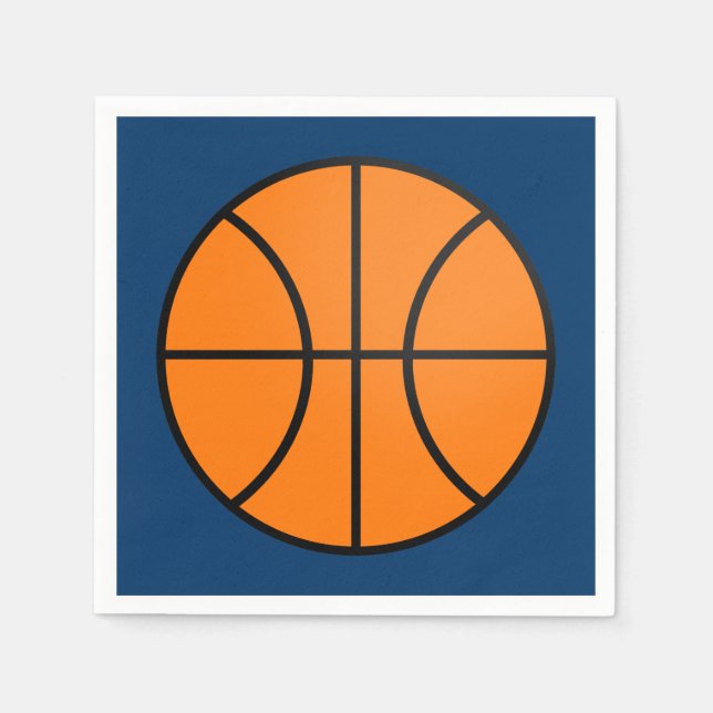 Serviettes En Papier Basketball Sports Party Anniversaire Napkins (Devant)