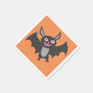 Serviettes En Papier Bat d'Halloween