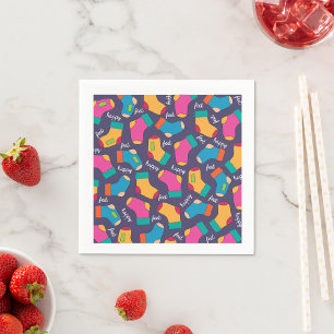 Serviettes En Papier Beaucoup De Chaussettes En Papier