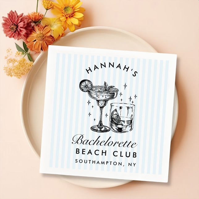 Serviettes en papier bleues pour enterrement de vi (Créateur téléchargé)