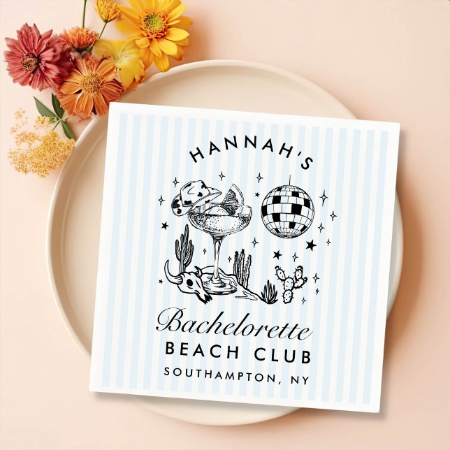 Serviettes en papier bleues pour enterrement de vi (Créateur téléchargé)