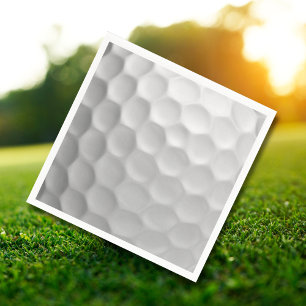 Serviettes En Papier Cadeaux de balles de golf de la série Signature
