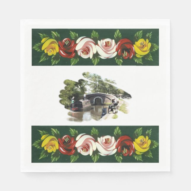 SERVIETTES EN PAPIER CANAUX (Devant)