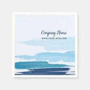 Serviettes En Papier Carré de traçages de l'eau