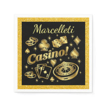 Casino Party Napkins