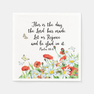 Serviettes En Papier C'est le jour que le Seigneur a fait