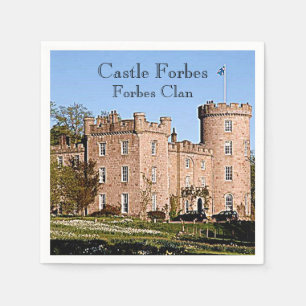 Serviettes En Papier Château Forbes - Forbes Clan