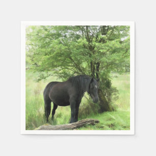 SERVIETTES EN PAPIER CHEVAUX