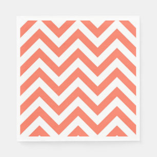 Serviettes En Papier Chevron Zig Zag