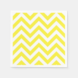 Serviettes En Papier Chevron Zig Zag