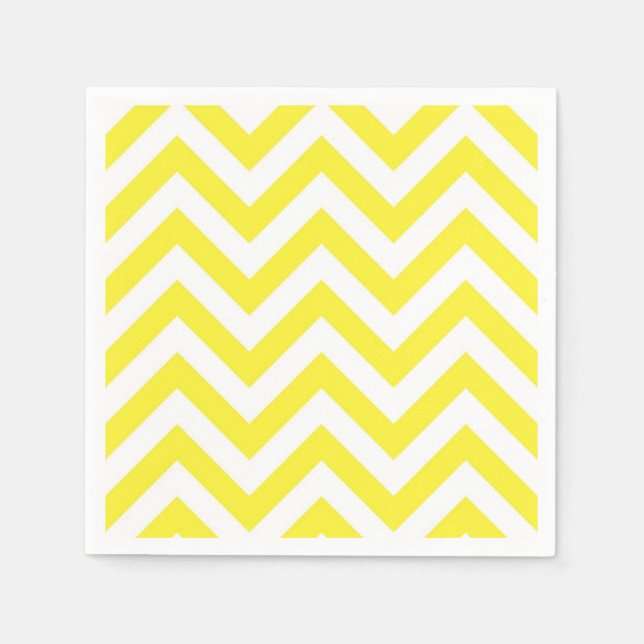 Serviettes En Papier Chevron Zig Zag (Devant)