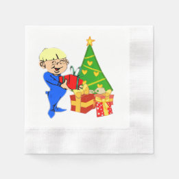 Serviettes En Papier Christmas Kid