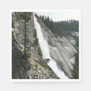 Serviettes En Papier Chute du Nevada dans le parc national de Yosemite