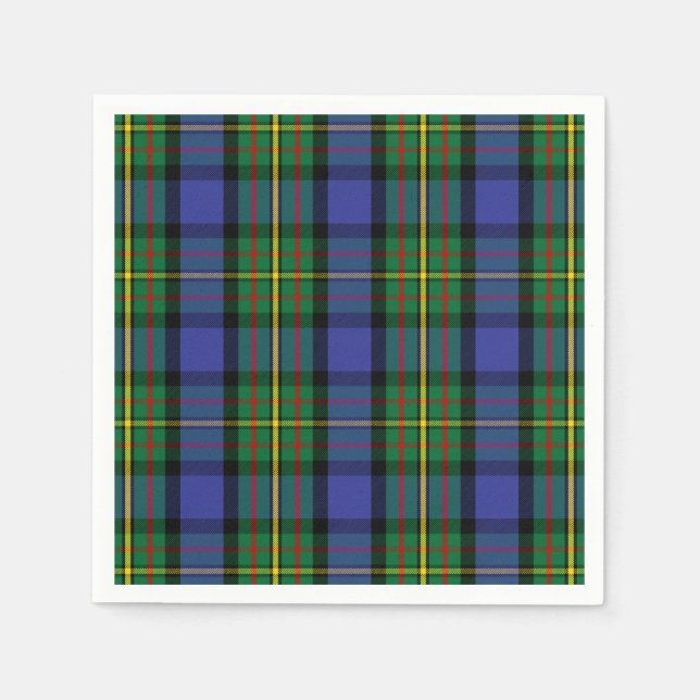 Serviettes En Papier Clan MacLaren Tartan (Devant)