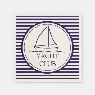 Serviettes En Papier Club de yacht