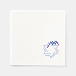 Serviettes En Papier Cocktail Bat mitzvah d'Ava Napkin