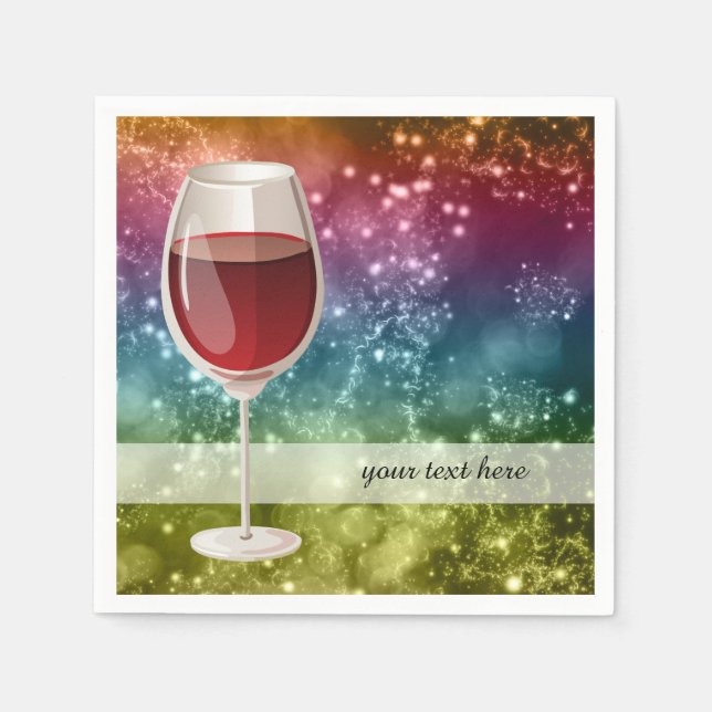 Serviettes En Papier Cocktails (Devant)