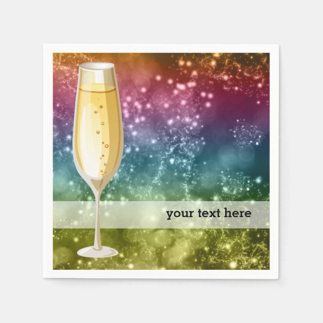 Serviettes En Papier Cocktails (Devant)